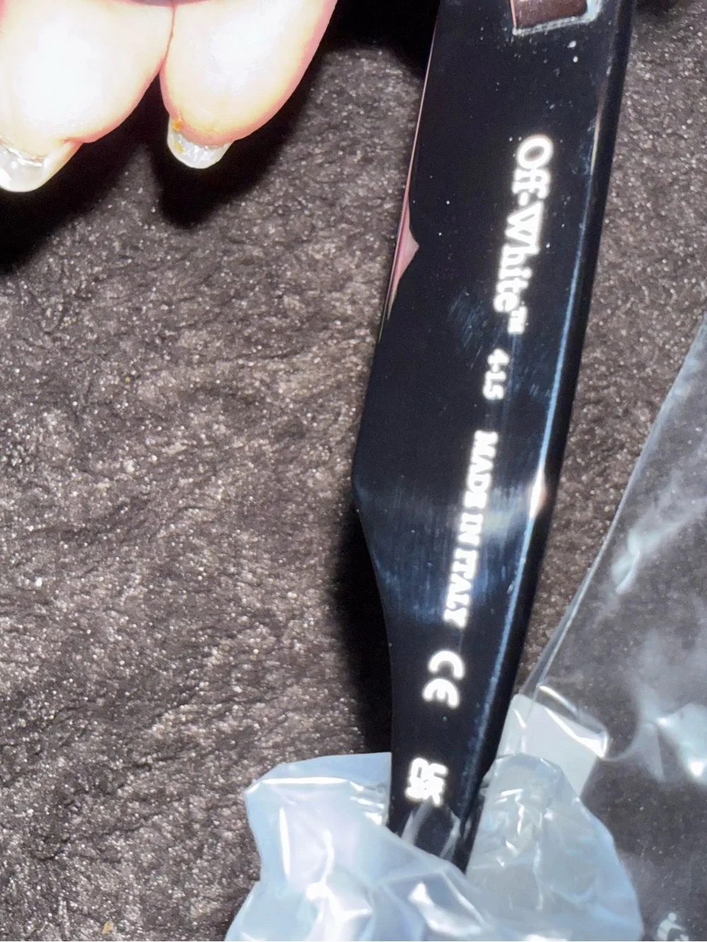 Off-White Black Oversized Square Sunglasses